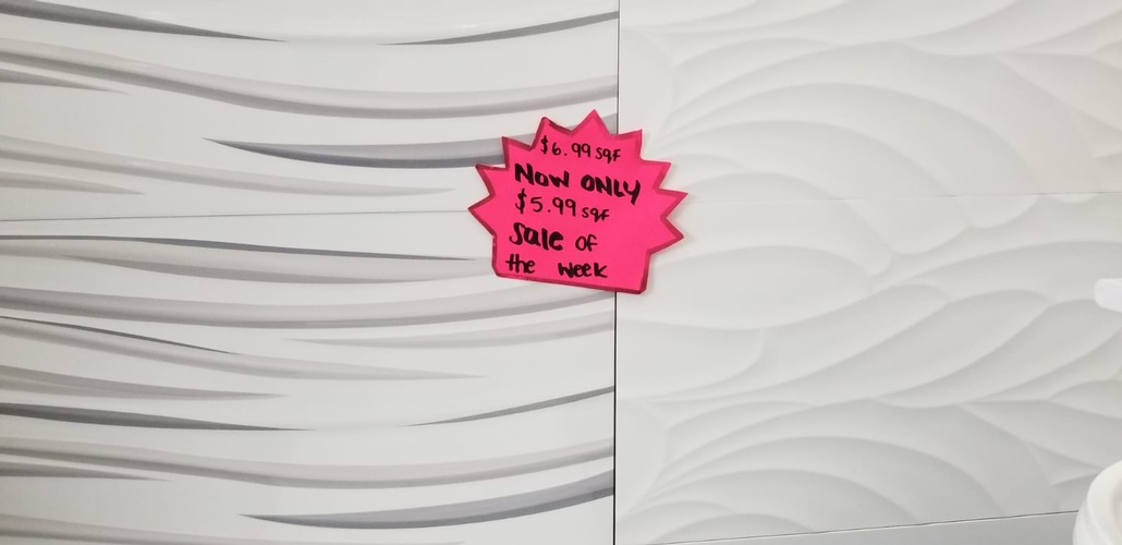 White Backsplash Tiles Now Only at 5.99 SQF - Sale of the Week at  Stittsville Flooring Inc. - Flooring Store Ottawa