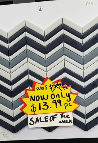Chevron Mosaic Tiles Now only at 13.99 PC - Sale of the Week at Stittsville Flooring Inc.