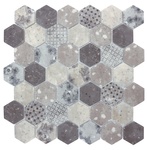 Printed Hexagon Mosaic Tiles at - Stittsville Flooring Inc.