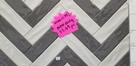 Chevron Mosaic Tiles Now only at 1.49 PC - Sale of the Week at Stittsville Flooring Inc.